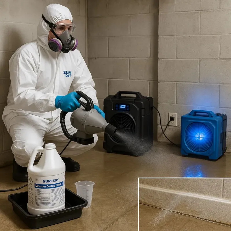 Sanitization and Odor Removal process in Montz, LA