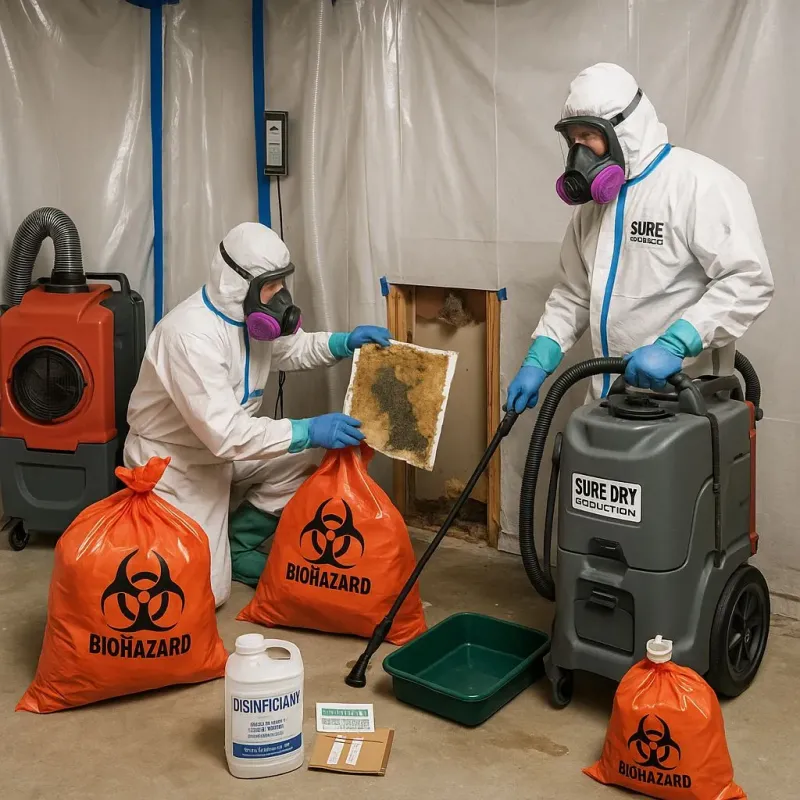 Contaminated Water Handling Protocols process in Montz, LA