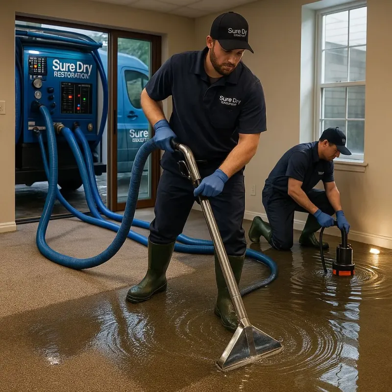 Water Extraction and Removal process in Montz, LA
